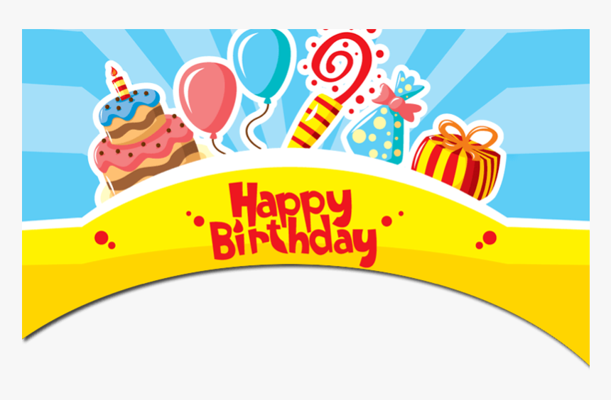 Make Designer Birthday Wishes Frame With Your Photo - Happy Birthday Frame Png, Transparent Png
