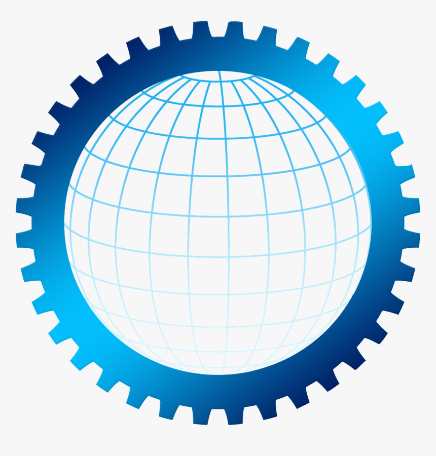 Globe With Gears, HD Png Download