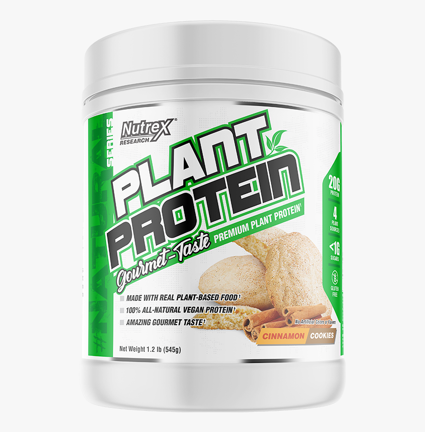 Nutrex Plant Protein Vanilla, HD Png Download