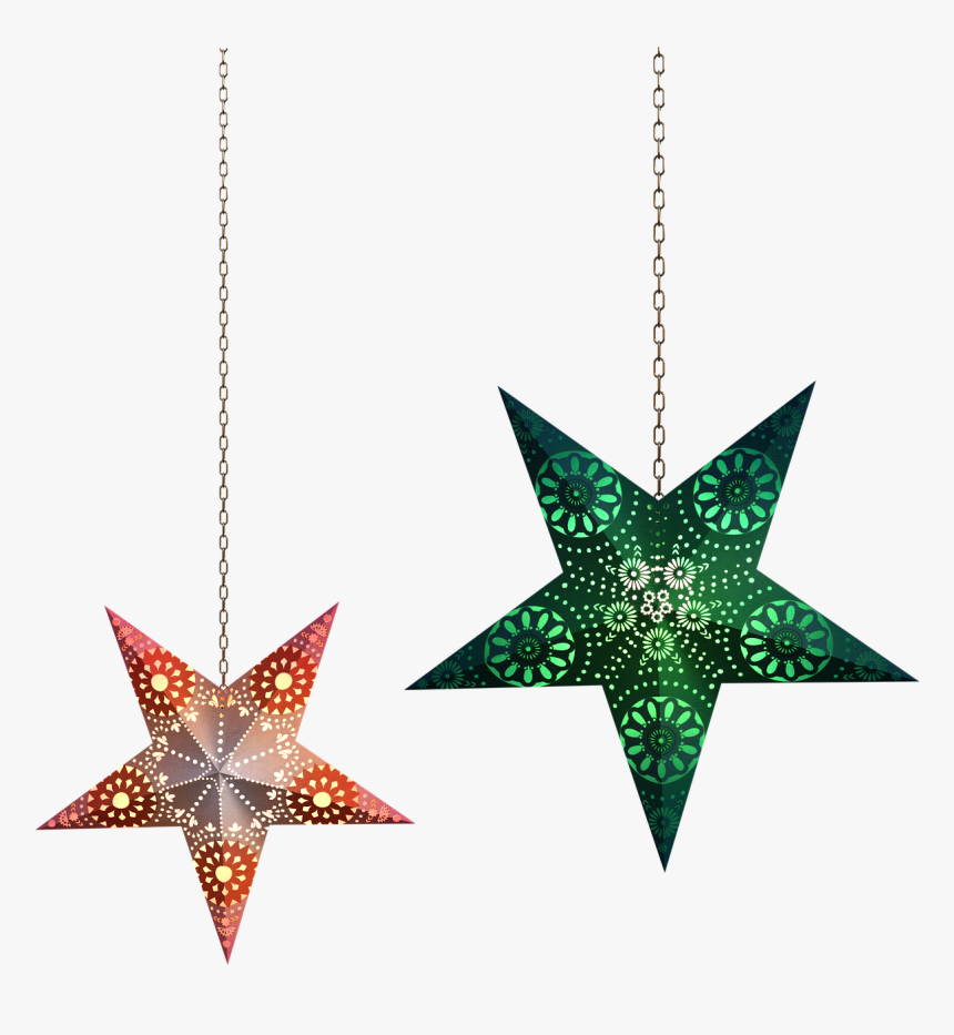 Blå Julstjärna, HD Png Download