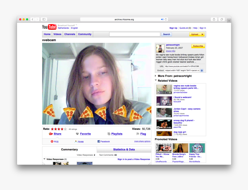 Transparent Youtube Face Png - Rachel Greene Net Art, Png Download