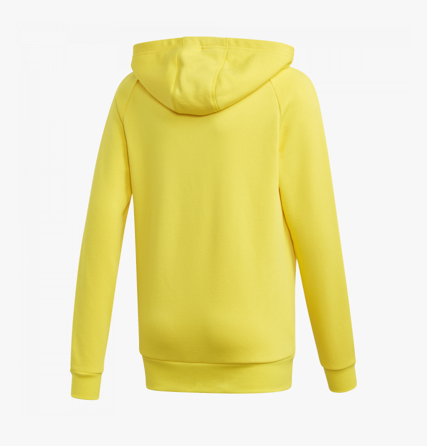 Sudadera Adidas Core 18 Hoody Nino Yellow Black 1 - Hoodie, HD Png Download