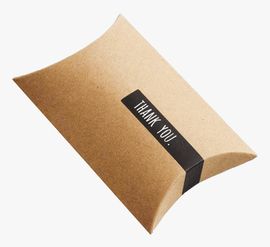 Custom Pillow Boxes - Kraft Pillow Boxes, HD Png Download