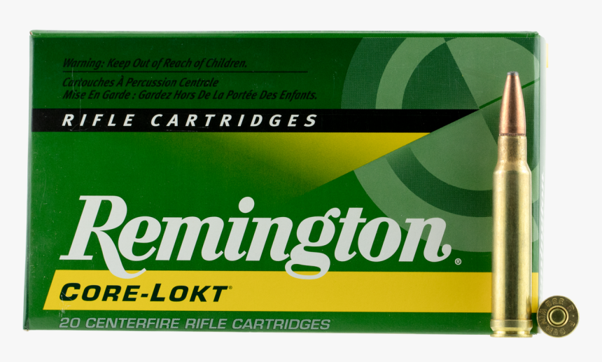 Remington 338 Win Mag Ammunition Core-lokt R338w2 250 - Remington, HD Png Download
