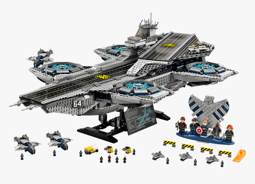 The Shield Helicarrier - Lego Helicarrier, HD Png Download