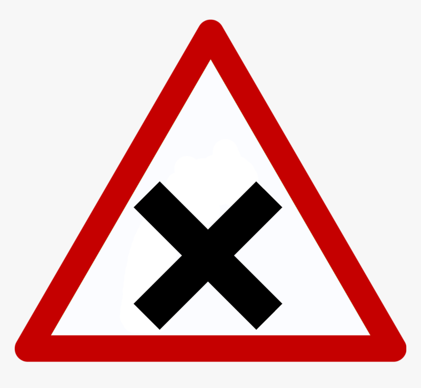 Thumb Image - Dangerous Junction Ahead Sign, HD Png Download