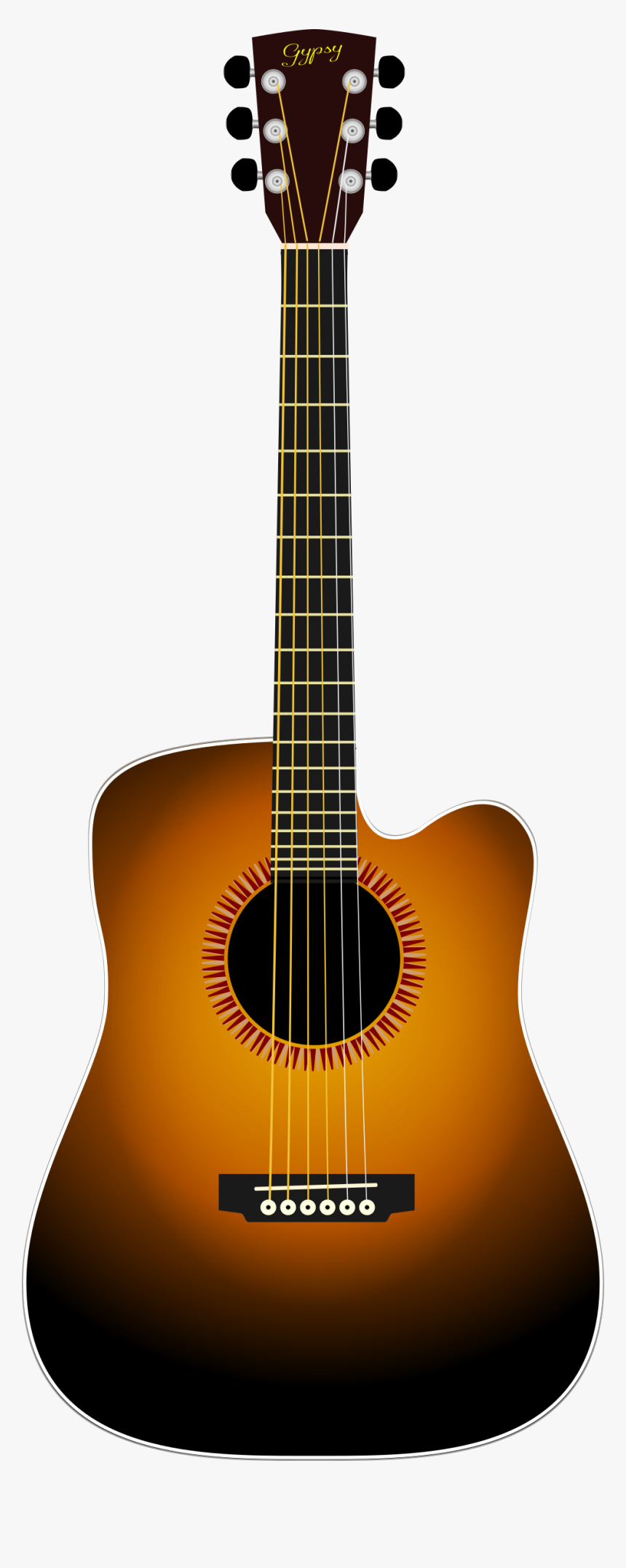 Violão Clip Arts - Acoustic Guitar Png, Transparent Png