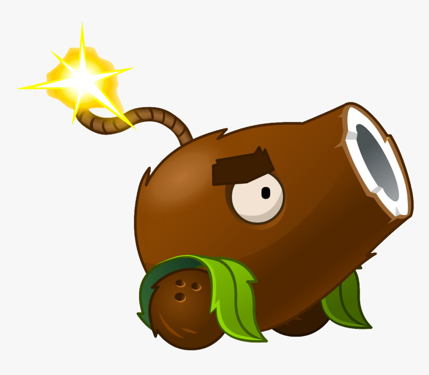 Image Hd Cocococ - Plants Vs Zombies 2 Coconut Cannon, HD Png Download