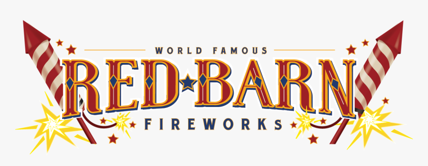 Red Barn Fireworks - Calligraphy, HD Png Download