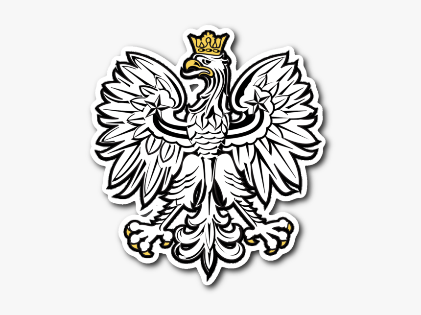 Polish Eagle Die Cut Vinyl Sticker - Pawlowski Polish Pride: Lined Journal, HD Png Download
