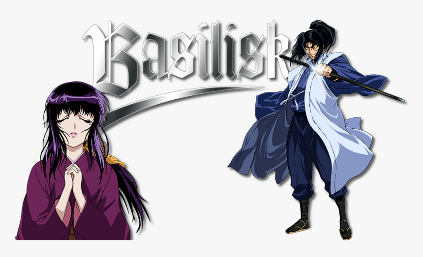 Transparent Ninja Scroll Png - Basilisk Kouga Ninja Scrolls, Png Download