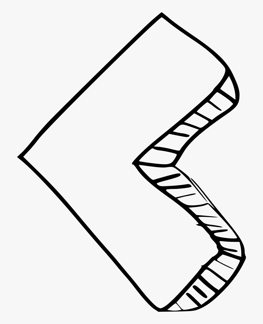 Arrow Chevron Left - Line Art, HD Png Download