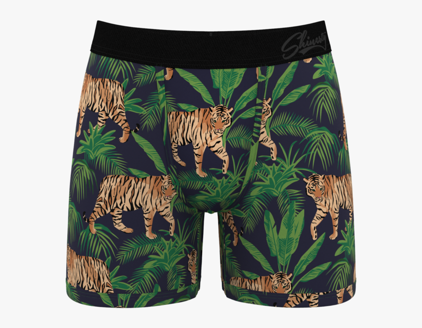 Men S Tiger Boxers - Board Short, HD Png Download