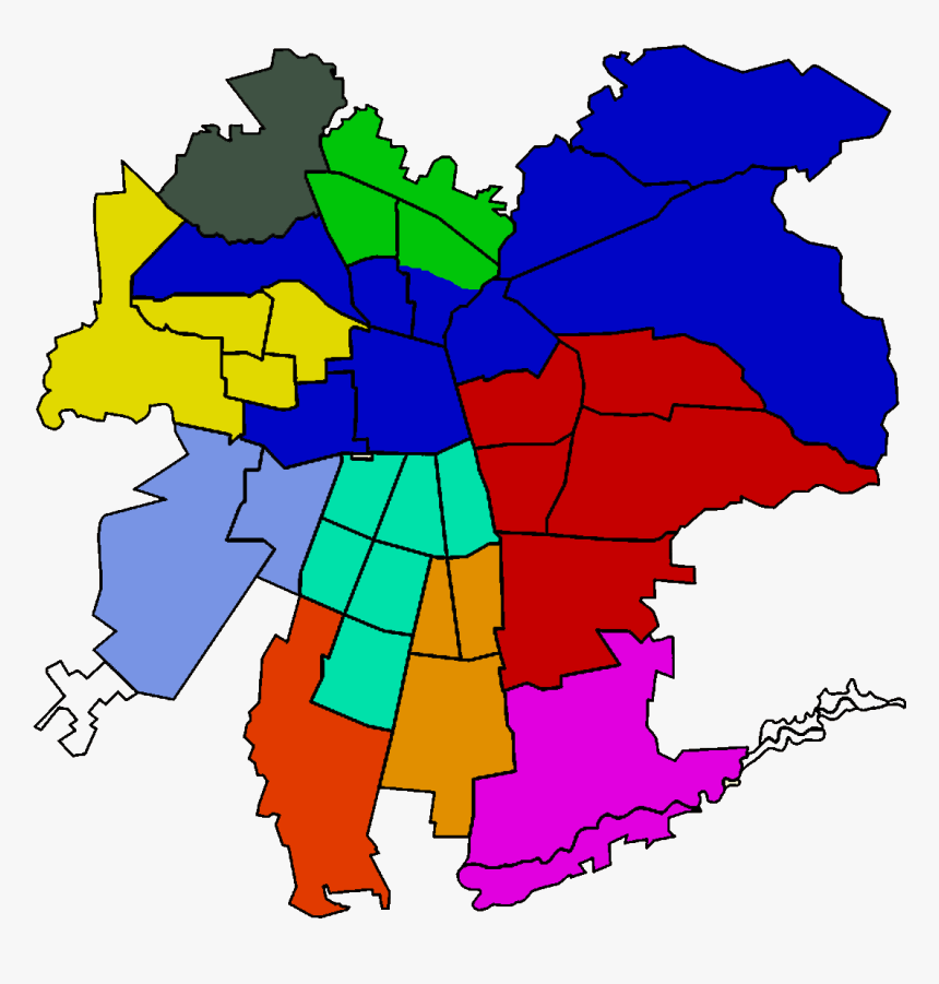 Mapa Cuerpos De Bomberos, Ciudad De Santiago De Chile - Mapa De Las Comunas De Santiago, HD Png Download