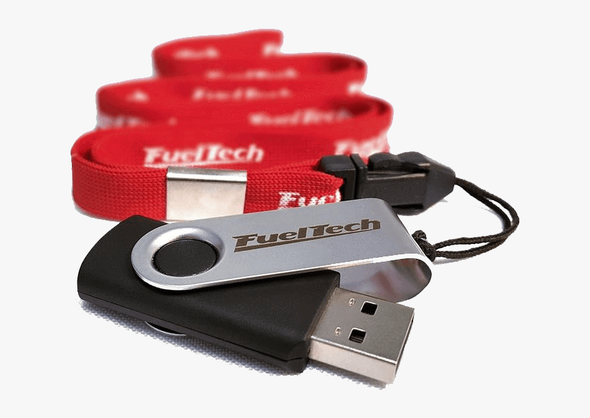 Pendrive Com Strap Fueltech - Usb Flash Drive, HD Png Download
