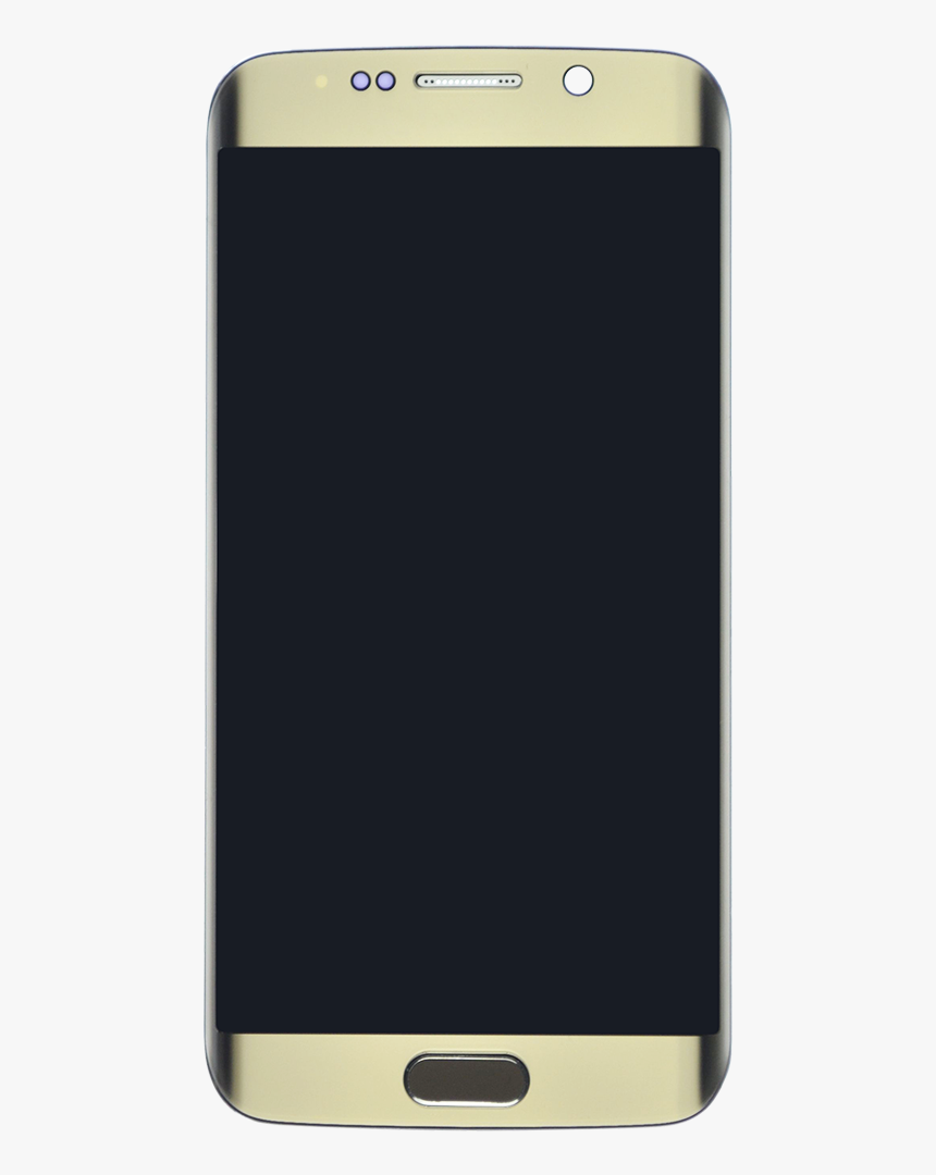 Samsung Galaxy S6 Edge Gold Platinum Display Assembly - White Iphone Mockup Png, Transparent Png