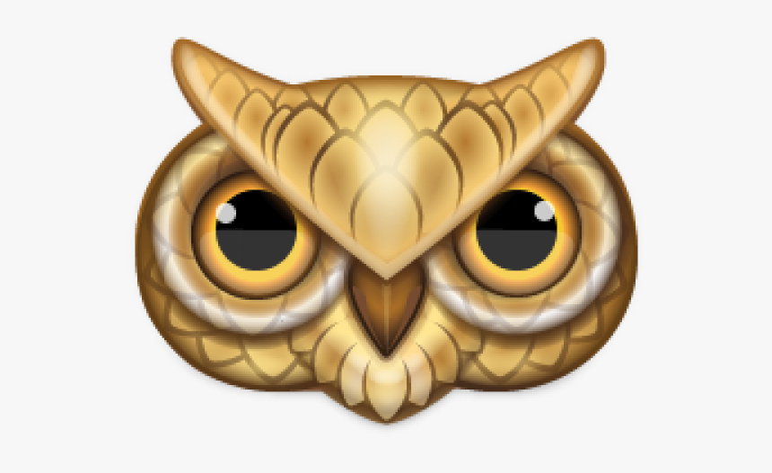 Cartoon Owl Face - Inci Caps, HD Png Download