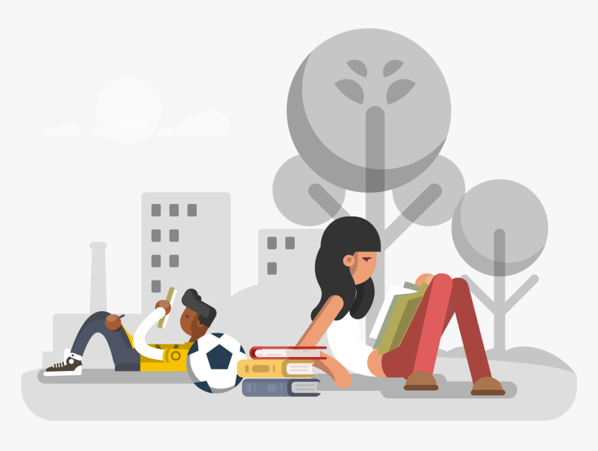 Young People Aged 16 To - Young People Illustration Png, Transparent Png