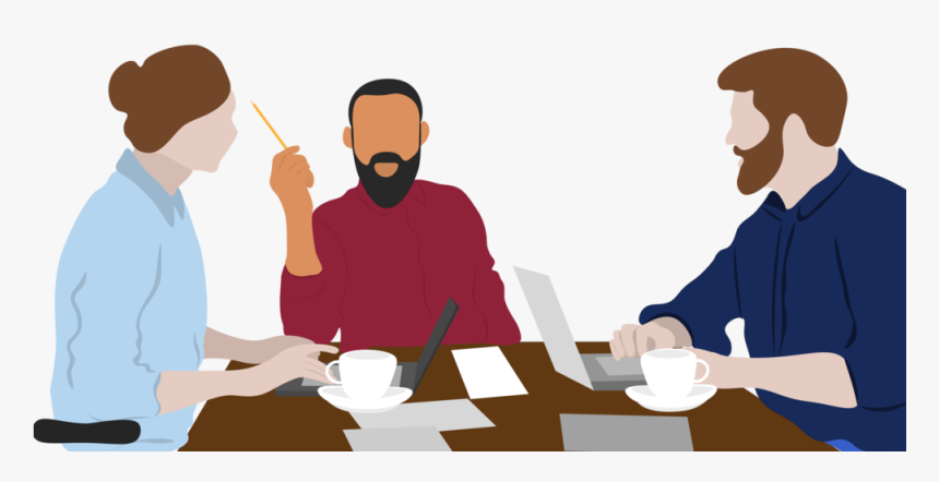 Multiethnic Group Of Young People Brainstorming P2ff2wq, HD Png Download