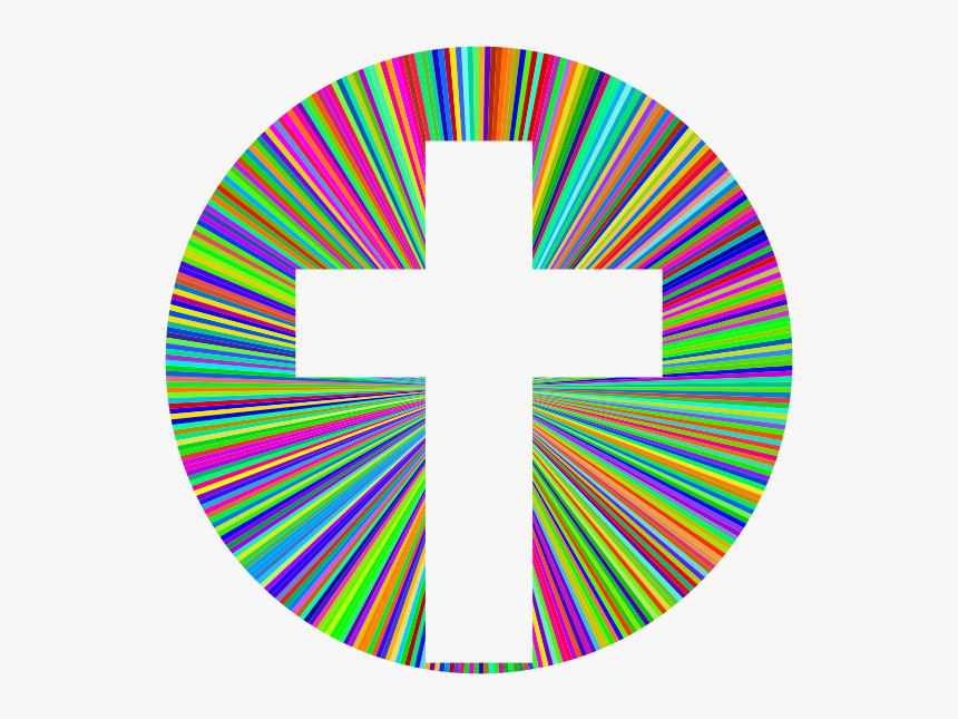 Prismatic Cross With Halo, HD Png Download