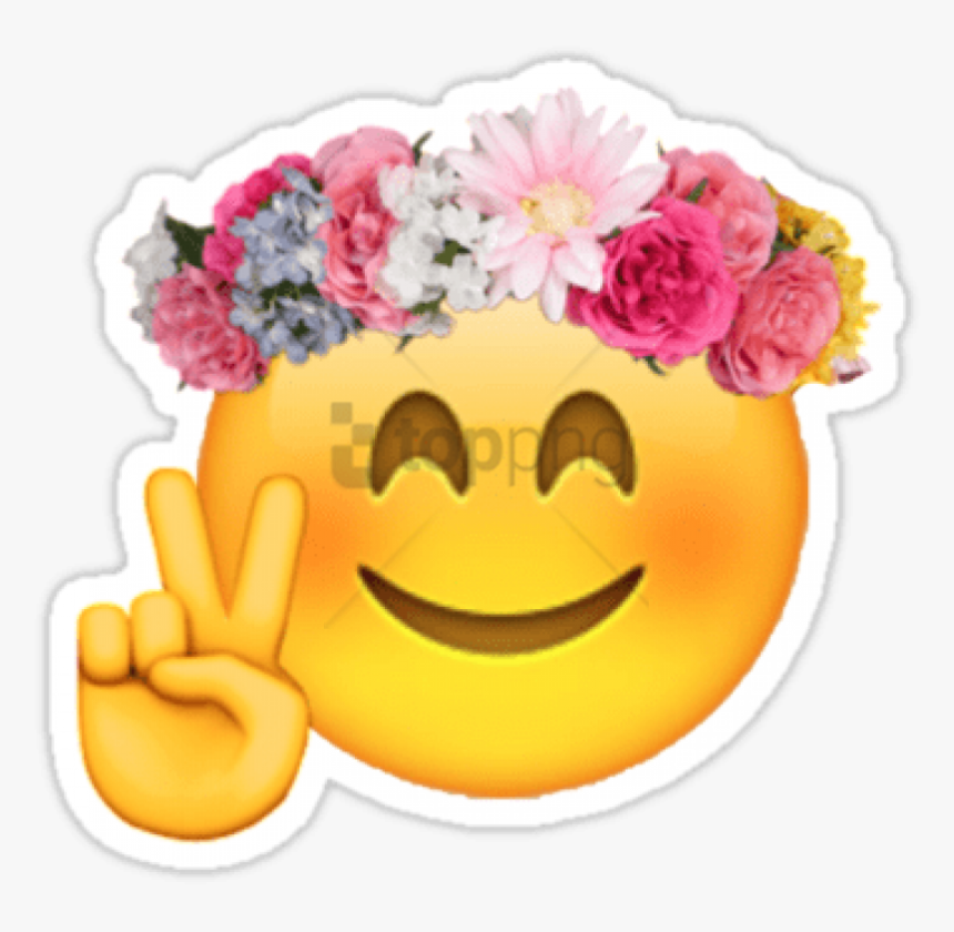 Free Png Flower Emoji Transparent Png Image With Transparent, Png Download