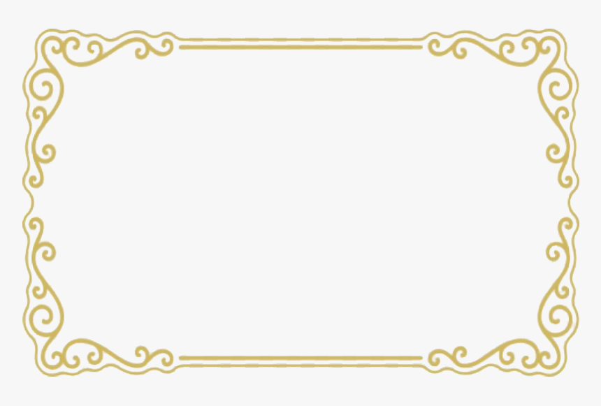 Square Golden Frame Border Png Photos, Transparent Png