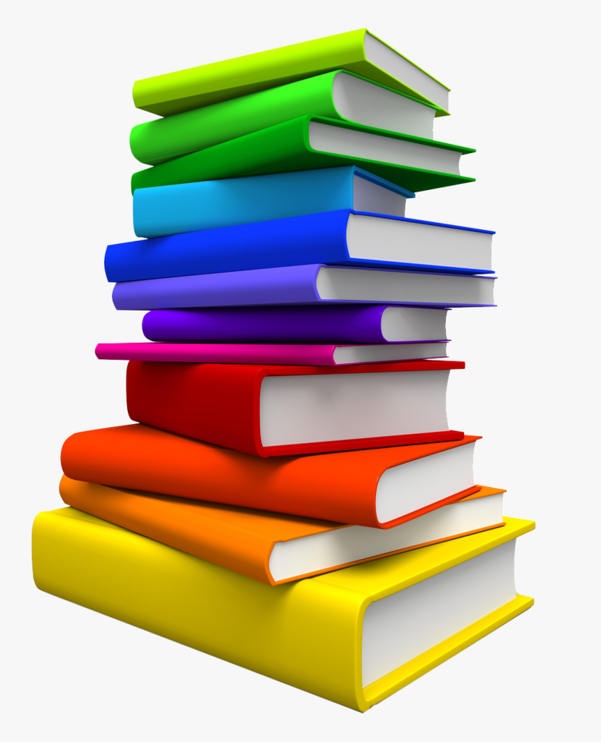Transparent Stack Of Books Png, Png Download