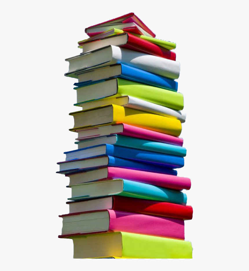 Books Stack Png Free Background, Transparent Png