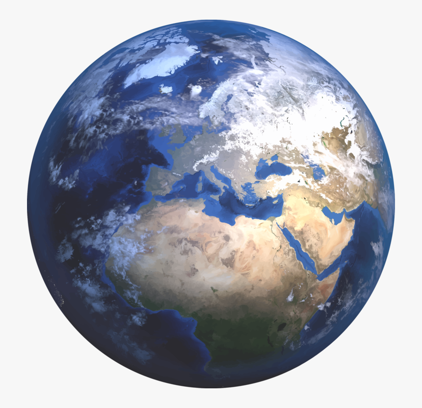 Earth The Blue Marble Desert Planet, HD Png Download