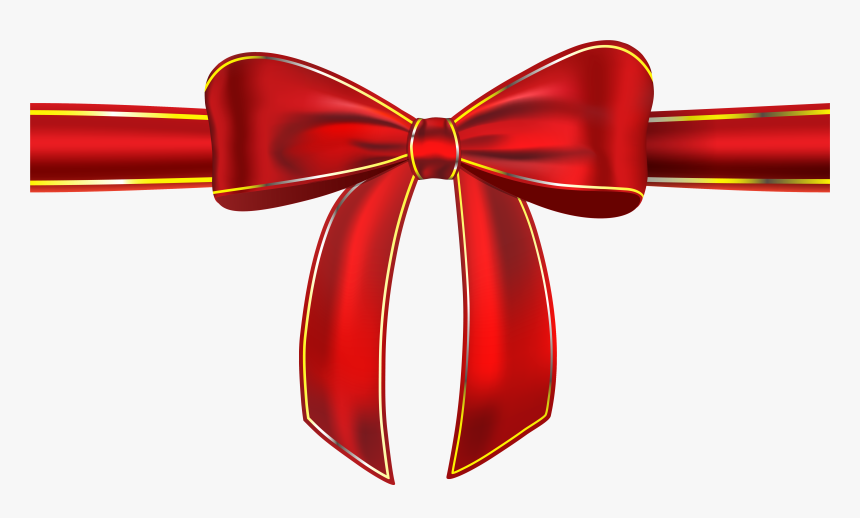 Red Ribbon With Bow Png Clipart Picture, Transparent Png