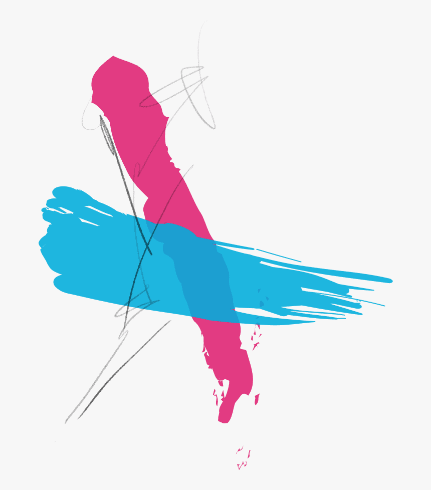 Brush-strokes, HD Png Download