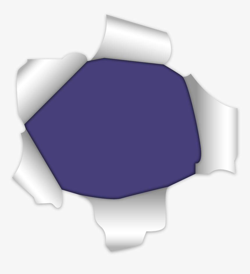 Transparent Hole Paper Effect, HD Png Download