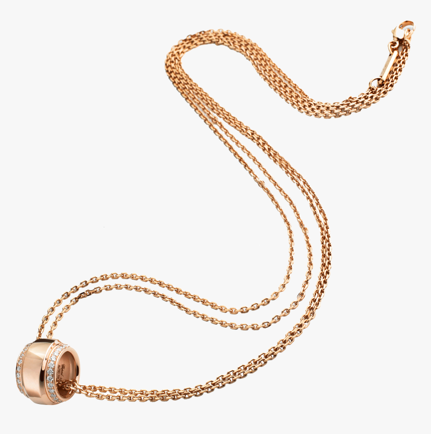 Chopard La Strada Pendant Necklace In 18ct Rose Gold, HD Png Download