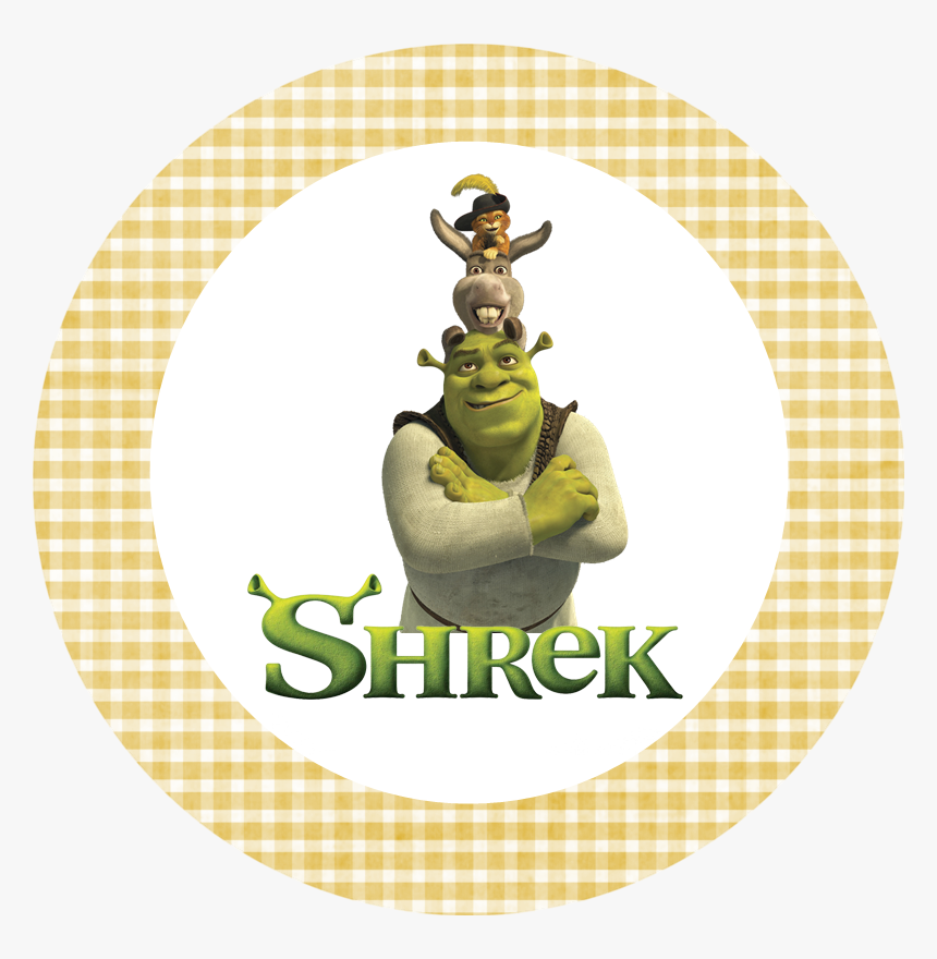 Oliveira Fashionando Topper Tag Shrek Para Imprimir, HD Png Download
