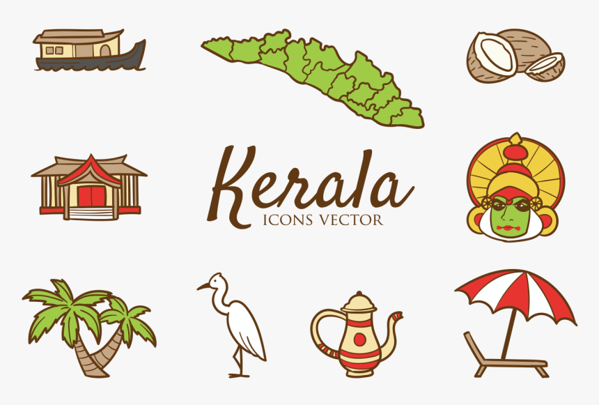 Kerala Icons Vector, HD Png Download