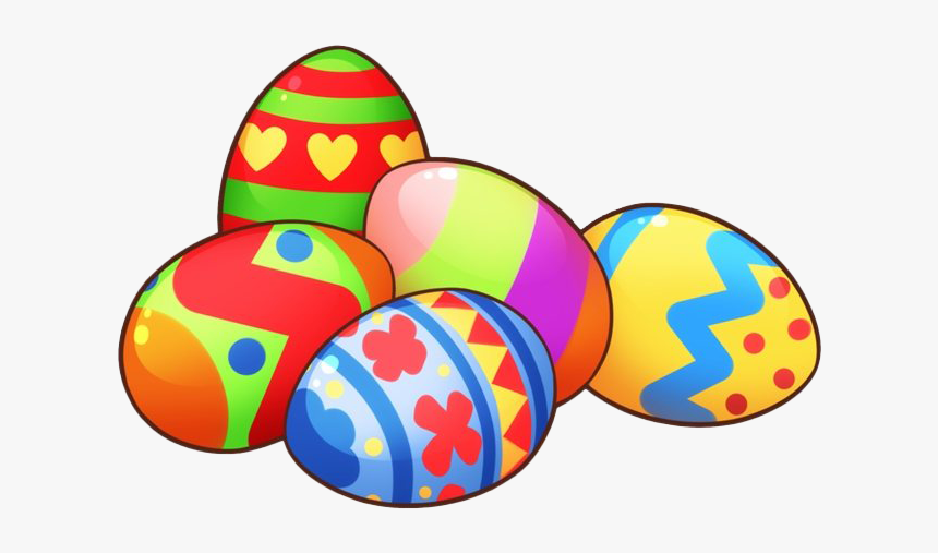 Colorful Easter Eggs Png Image, Transparent Png