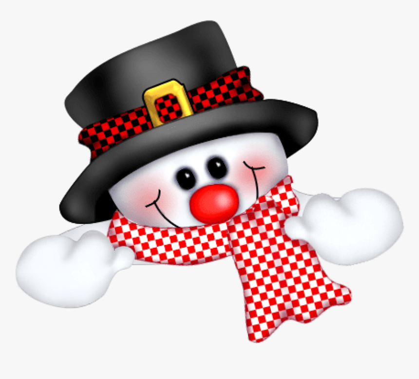 Cute Snowman Png Clipart, Transparent Png