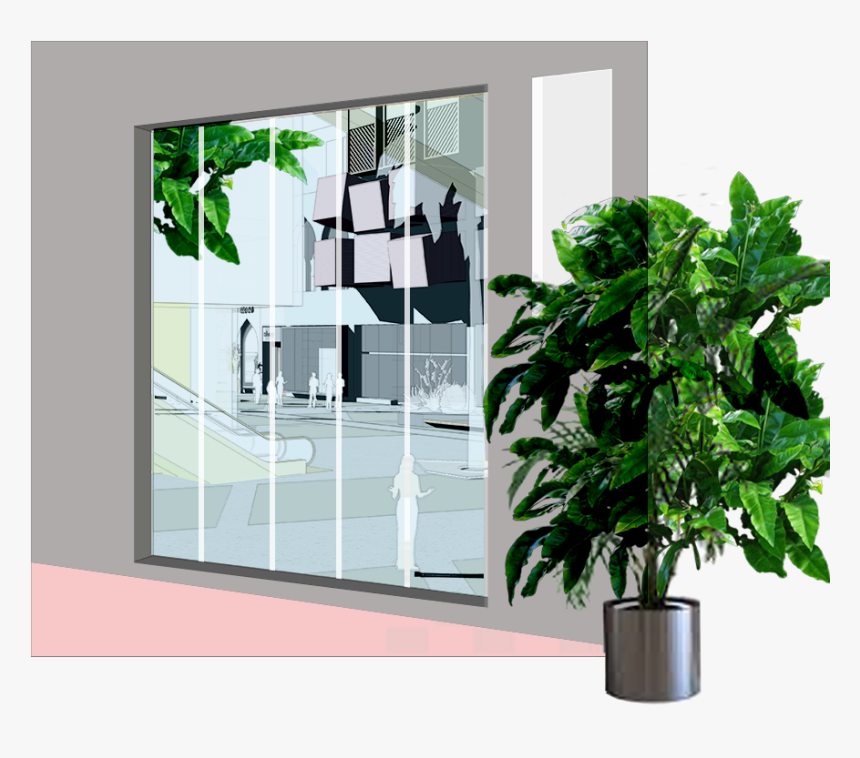 H21 Window Vignette, HD Png Download