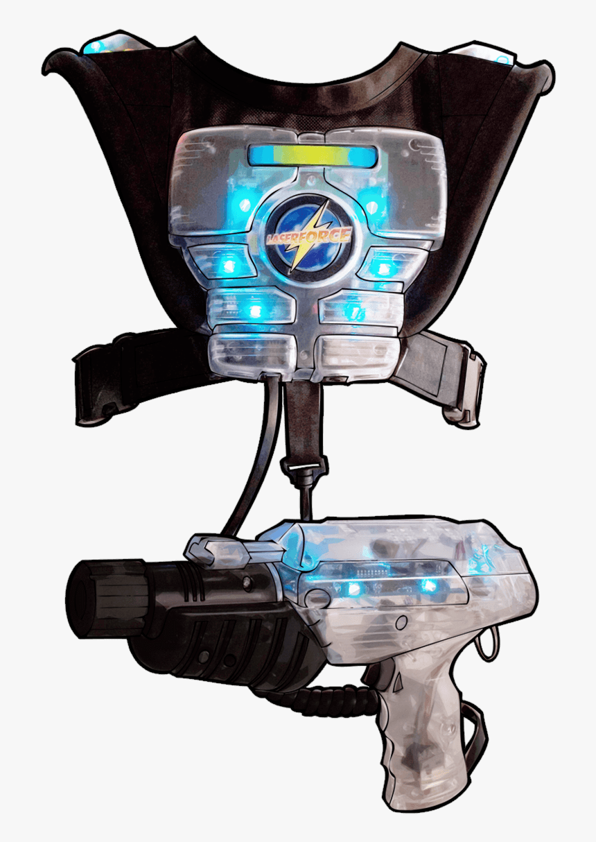 Laserforce Pack And Gun, HD Png Download