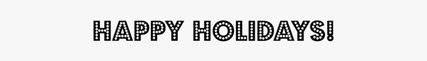 Happy Holidays Png, Transparent Png