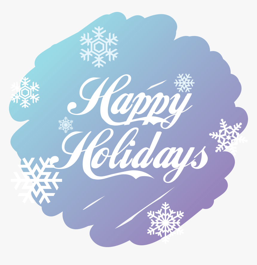 Happy Holidays Png, Transparent Png