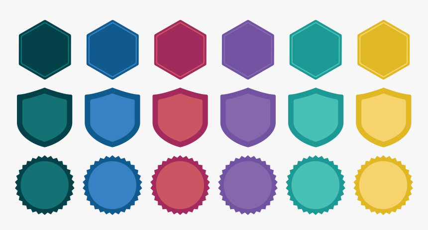 Badge Shapes Png, Transparent Png