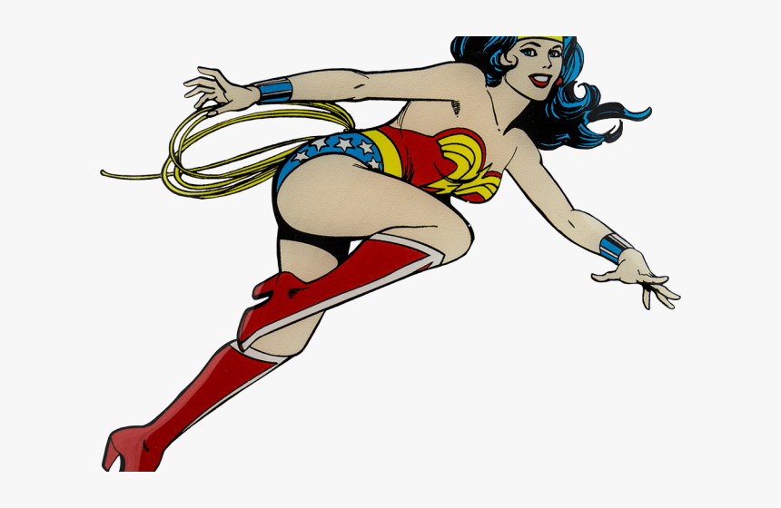 Wonder Woman Clipart Flying, HD Png Download