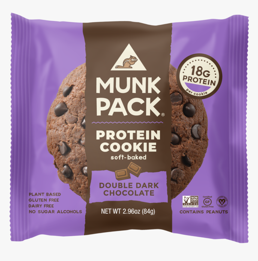 Double Dark Chocolate Protein Cookie, HD Png Download