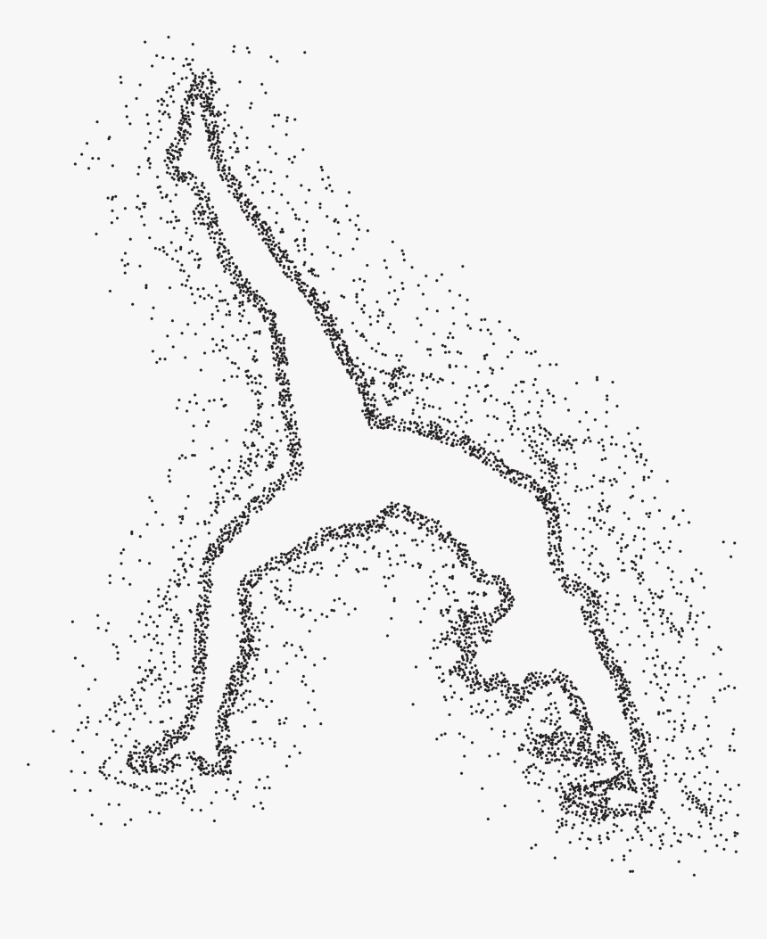 Particles Female Yoga Pose 8 Clip Arts, HD Png Download , Transparent