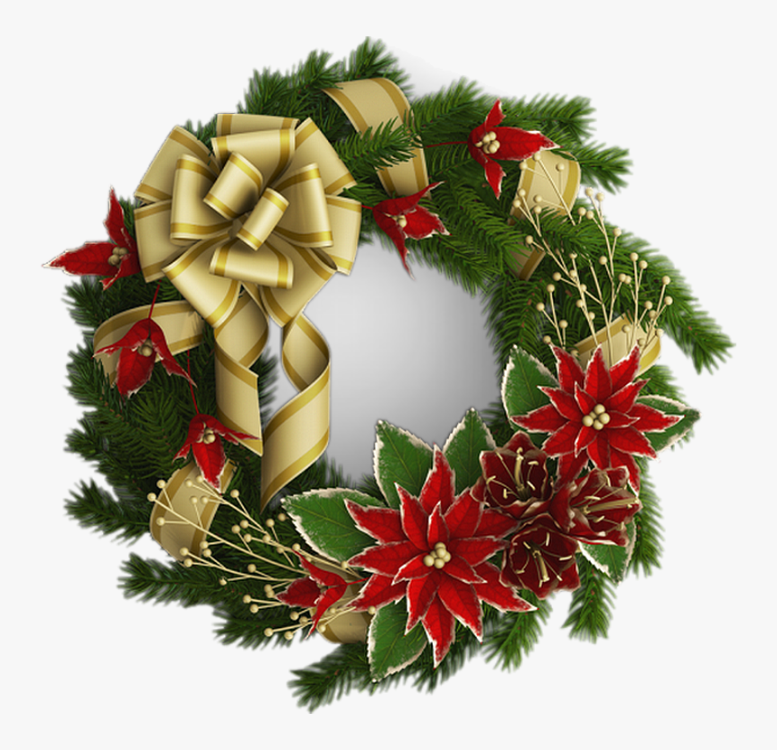 ❄️ Couronne De Noël Png, Tube, Transparent Png