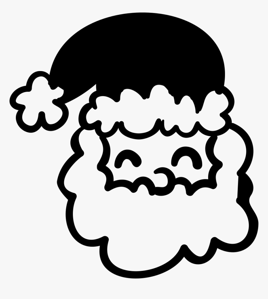 Smiling Santa Claus With Hat, HD Png Download