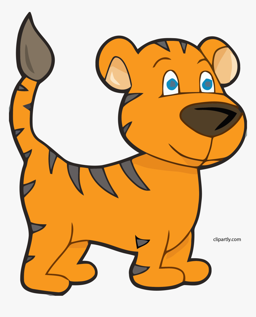 New Tiger Animal Character Clipart Png, Transparent Png