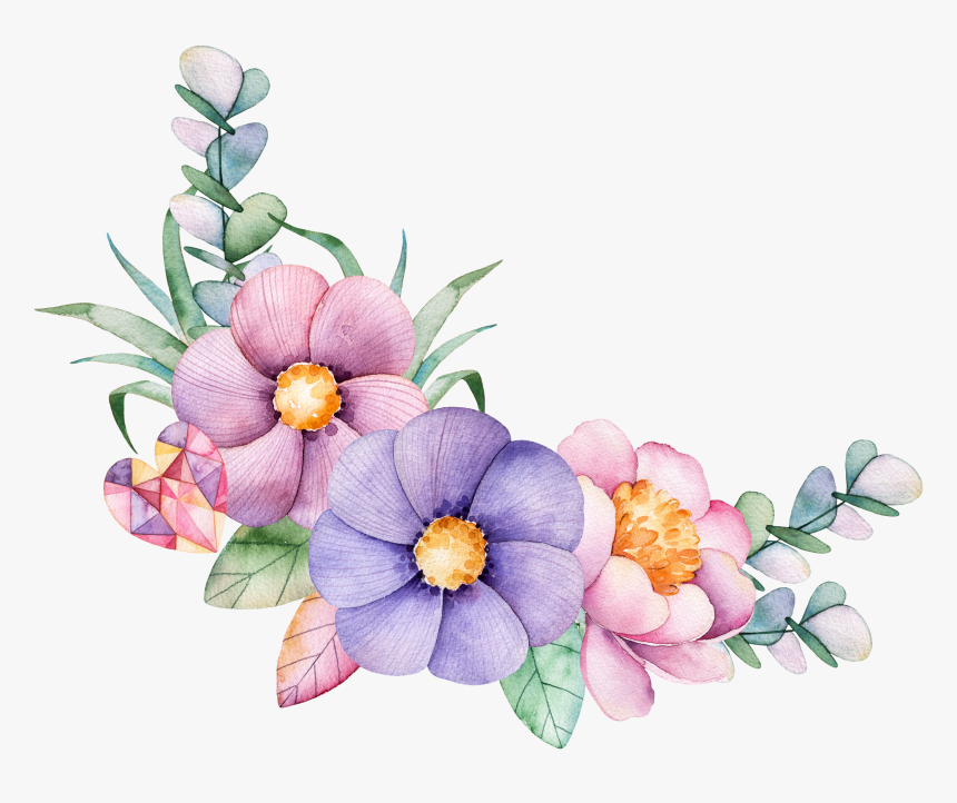 05 Watercolor Drawing, Leaves, Moldings, Invitations, HD Png Download