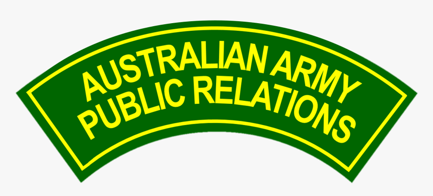 Australian Army Public Relations Battledress Flash, HD Png Download